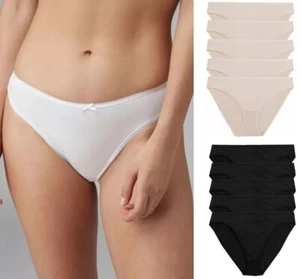 Womens Briefs Ladies Knickers Underwear Seamless Cotton High Waist Bikini Briefs - Picture 1 of 13