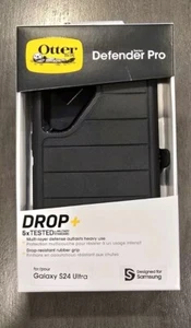 Coque noire OtterBox Defender Pro pour Samsung Galaxy S24 Ultra 77-94638 neuve dans sa boîte - Photo 1 sur 5