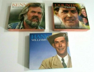3 Classic Country Music CD sets - A Total of 6 CDs, Rogers, Williams - Brand New - Imagen 1 de 5