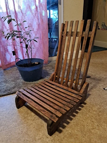 Antique, Vintage Fishing / Beach Chair.  Folding Chair. Retro Beach Gear Cover