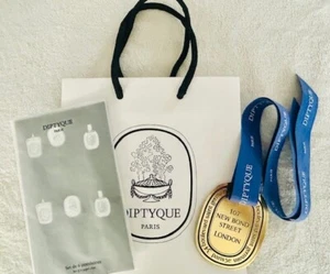 Diptyque Set/6 paper clips w/ Images of Baies Candle & DO SON & Logo RARE - Picture 1 of 9