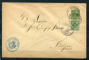 Germany 1892 Uprated Postal Stationary Cover Nagold to Stuttgart 6516 - Picture 1 of 2