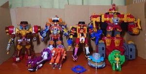 POWER RANGERS Ninja Steel NINNINGER DX Gekiatsu DaiOh Bison King BANDAI - Picture 1 of 17