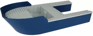 Nuevo Lego Barco Casco 40 x 20 x 7 Azul Oscuro de 60266 / 60368 Barcos de Exploración - Imagen 1 de 1
