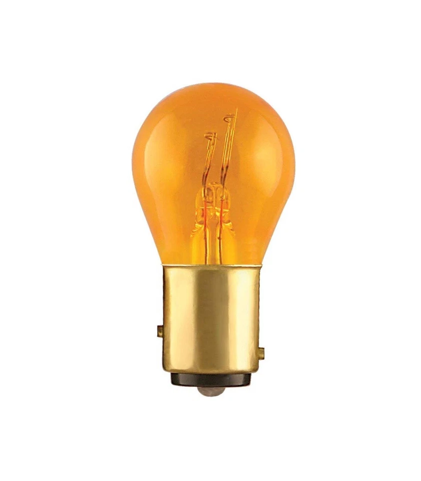 General Electric GE 1157NA 13V 27W S8 Amber Turn Signal Light Bulb - Image 1 of 1