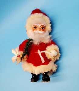 Vintage Santa Claus Figure Plastic Body - Picture 1 of 4
