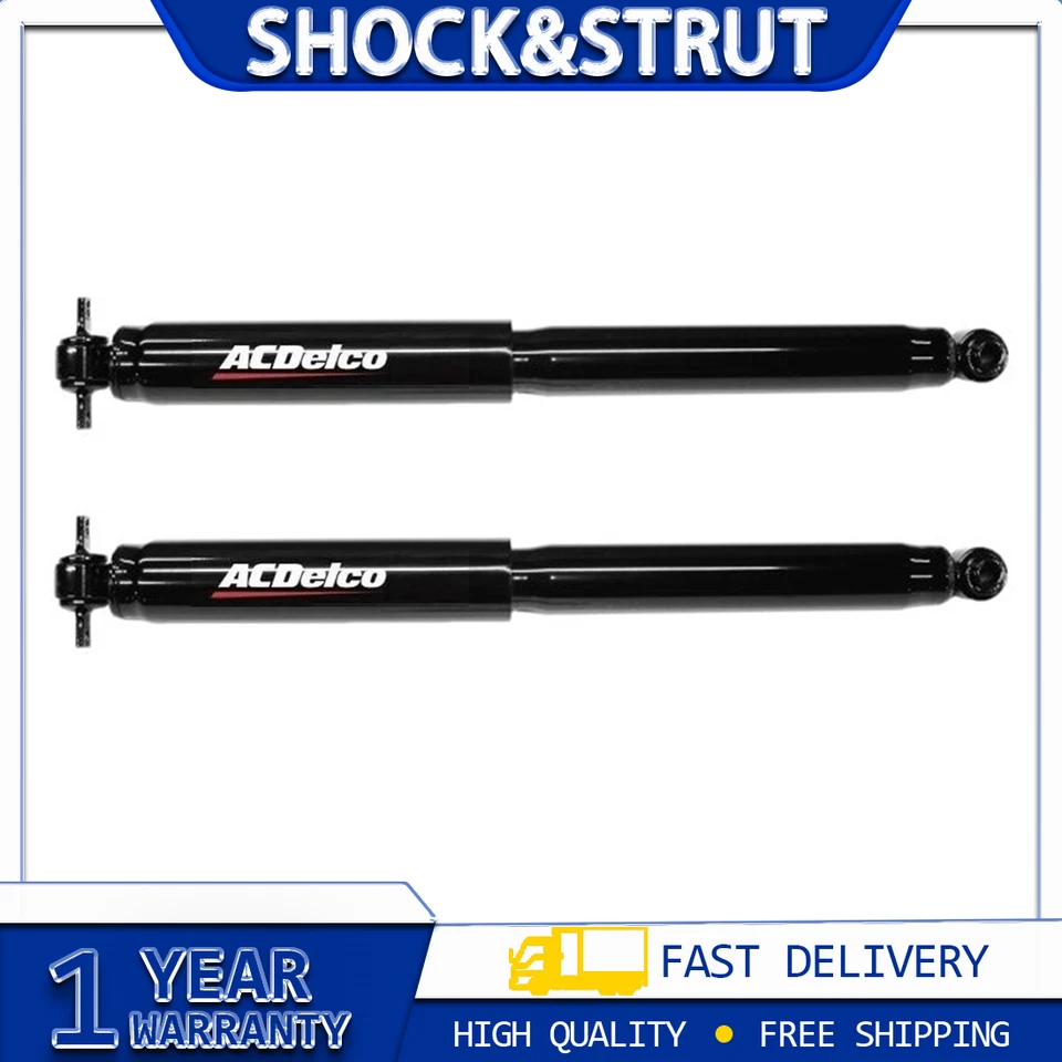 AC Delco Advantage Rear Shocks for Chevy GMC C/K 1500 2500 3500 Pickup Truck New - Image 1 of 4