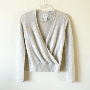 Nicole Miller 100% Cashmere Wrap Sweater Size XS - Picture 1 of 8
