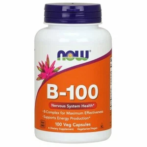 Vitamin B-100 100 Caps By Now Foods - Picture 1 of 1