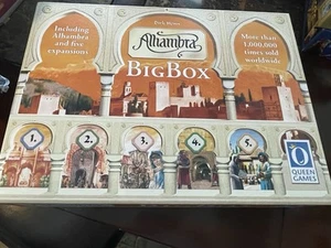 Alhambra Big Box + 5 Expansions by Dirk Henn - Queen Games. New Factory Sealed - Picture 1 of 2