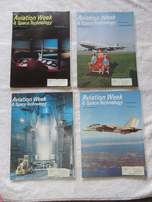 January 1971 Aviation Week & Space Tech, 4 Issues, Excellent Condition - Image 1 of 4