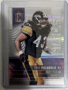 Troy Polamalu #sc-13 Star Cast Acetato 2024 Topps Signature Class SSP🔥 - Imagen 1 de 2