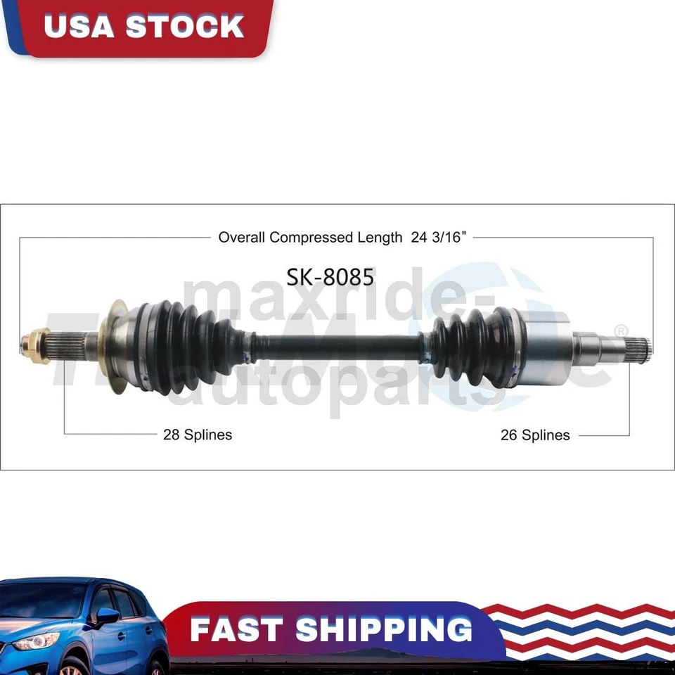 Соединение передней левой оси со стороны водителя подходит для Suzuki SX4 2007 2008 2009 годов выпуска - Изображение 1 из 1