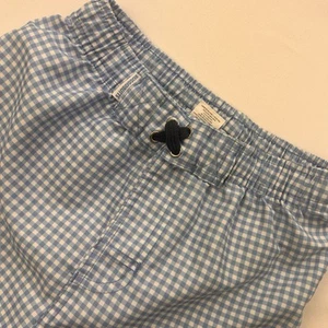 Rugged Butts Size 6 Gingham Light Blue Swim Trunks Bathing Suit Boy NWoT - Picture 1 of 7