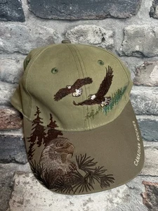 Gorra bordada Polar Graphics EE. UU. Colorado Eagles con correa verde y caqui nueva sin etiquetas - Imagen 1 de 6