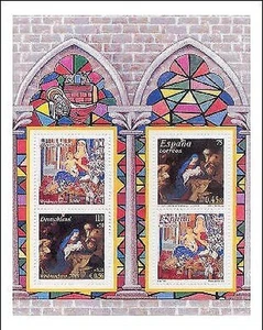 Spain HB Joint Issue 2001 GERMANY-SPAIN Christmas MNH - Picture 1 of 1