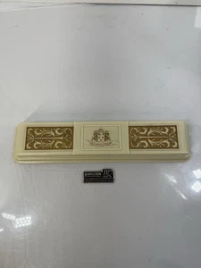 Vtg 10” Hamilton Art Deco Celluloid Watch Case Box Blue Velvet Lining Price Tag - Picture 1 of 13