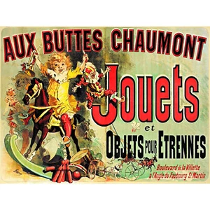 Aux Buttes Chaumont Jouets Monicas Wohnung Freunde riesiges Wandbild Poster Druck - Bild 1 von 6