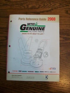 MTD Quick Reference Parts Guide 2008 - Händlerkopie - Bild 1 von 3