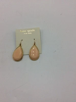 $68 Kate Spade Large Peach Teardrop Earrings A31 - Image 1 of 4