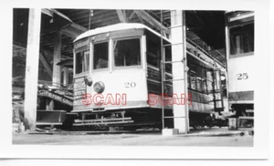 4A568 RP 1940/50 FT COCHE DE FERROCARRIL MUNICIPAL COLLINS #20 - Imagen 1 de 1