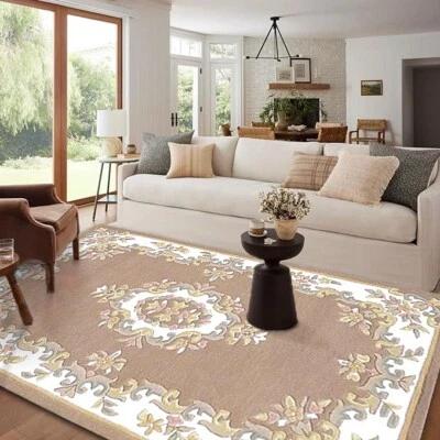 Hand-Tufted Royal Aubusson Wool Rug – Antique Style, High Quality Oriental Rug. - Image 1 of 4