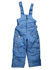 Zero Xposur Girls Blue Water Repellent Ski Bibs Overalls Medium 5/6 - Picture 1 of 1