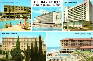 The Dan Hotels, Israel's Leading Hotels Multiview Postcard - Picture 1 of 2
