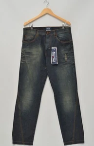 Jeans Jean Paul Gaultier JPG uomo blu denim invecchiato taglia 32 Made in Italy - Foto 1 di 12