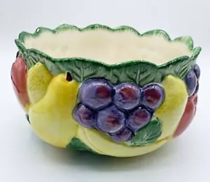 Fitz Floyd Calypso Bowl Fruit 6-3/8" Round 26 Oz majolica - Picture 1 of 4