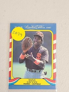 Tony Gwynn San Diego Padres 1987 Fleer Limited Edition #19 Baseball Card