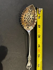 Old Colonial Sterling Fancy Pierced Cheese Server - Picture 1 of 4
