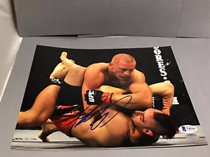Foto Georges St. Pierre GSP Firmada UFC 8x10 Beckett Autografiada Bas Certificado de Autenticidad 1A - Imagen 1 de 4