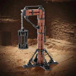 Medieval Militar Gibbet MOC Bloques de Construcción Prisión Instrumentos de Tortura Modelo - Imagen 1 de 3