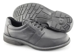 Men's ECCO 'Turn' Black Leather Apron Toe Oxfords Size US 8 EUR 42 - Bild 1 von 6