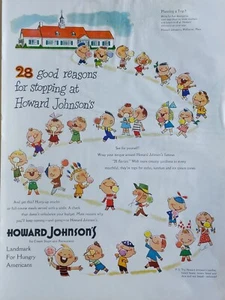 1950 Howard Johnson’s Ice Cream Shops Restaurants Vintage Print Ad - Bild 1 von 1