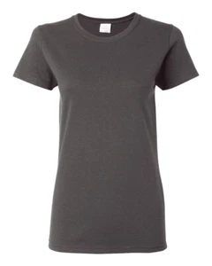 Camiseta Gildan Clásica Algodón Para Mujer Manga Corta - 5000L Carbón 3XL - Imagen 1 de 4