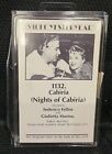 Nights of Cabiria Video 8 8mm Video Cassette in Larger Clamshell Packaging