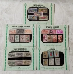 Vintage Lot of 5 Postal Stamps Envelopes 1970 Harris Global Sealed Unopened - Picture 1 of 8