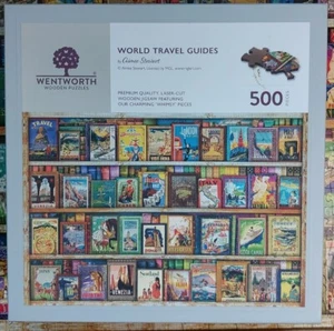 Wentworth Wooden Jigsaw Puzzle 500 Pieces, ‘World Travel Guides’ - Picture 1 of 5