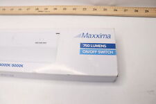 Maxxima Hardwired LED Under Cabinet Light On/Off Switch White 18" MSL-189003