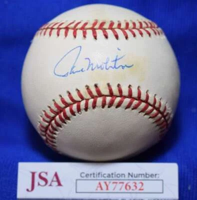 Paul Molitor JSA COA Autographed American League Signed Baseball - Image 1 of 2