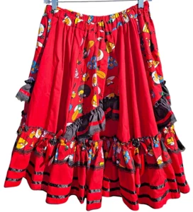 Angry Birds Square Dance Rock Carol's Creations rot schwarz Spitzenband ausgefallen - Bild 1 von 6