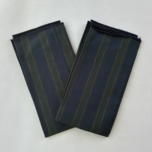 Longaberger Napkins Set Of Two /2 Membership Stripe #2363941 New In Package - Picture 1 of 5