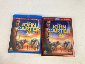 John Carter (Blu-ray/DVD, 2012, 4-Disc Set, 3D/2D) slipcover included - Picture 1 of 7