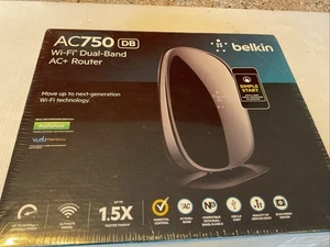 Router Belkin AC750 Wifi Doble/Banda AC+ Nuevo Sellado - Imagen 1 de 6