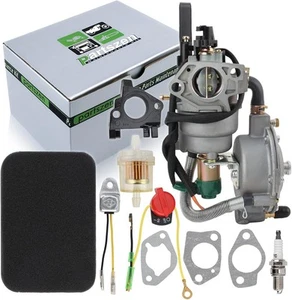 Carburetor Dual Choke Fuel Manual Generator LPG CNG Conversion Kit for Honda ... - Picture 1 of 9