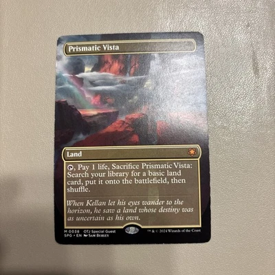 Mtg Magic: The Gathering Prismatic Vista Full Art Special Guest - Poor - Image 1 of 2