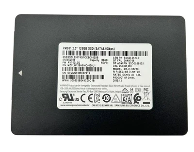 💾 Samsung  128GB 2.5 Zoll SATA-III 6 Gb/s intere SSD 2,5 Zoll - Bild 1 von 2