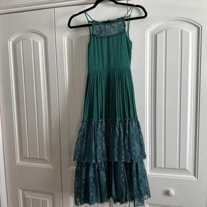 Mia Joy Joyfolie Girls Size 7 Catrin Dress In Teal - Picture 1 of 5